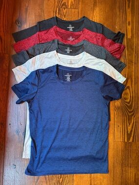 ‼️Real Essentials 5 Pack Dry Fit T-Shirts